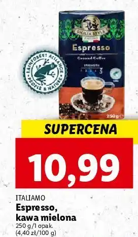 Lidl Kawa espresso sicilia style oferta