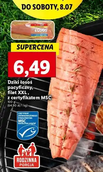 Lidl Filet z łososia pacyficznego abramczyk oferta