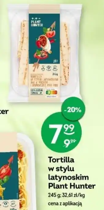 Żabka Tortilla w stylu latynoskim Plant Hunter 245 g oferta