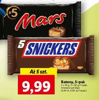 Lidl Baton snickers oferta