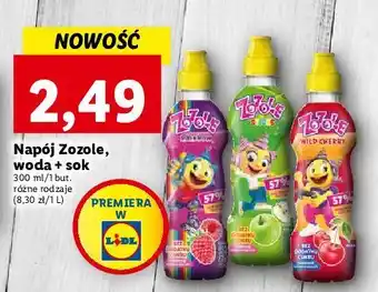 Lidl Napój wild cherry zozole oferta