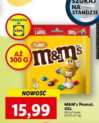 Lidl Draże orzechowe m&m's oferta