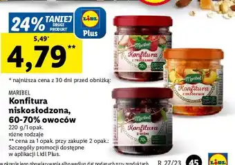 Lidl Konfitura z truskawek maribel oferta