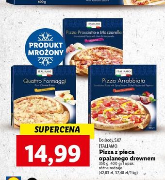 Lidl Pizza cztery sery italiamo oferta