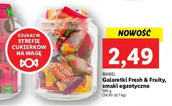 Lidl Galaretki exotic wawel fresh & fruity oferta