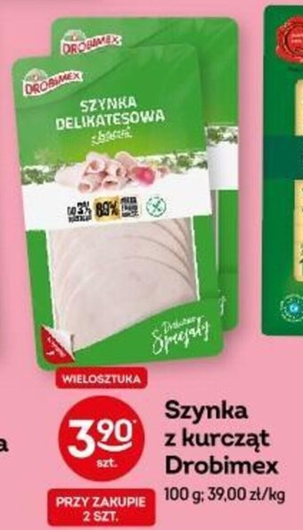 Żabka Szynka z kurcząt Drobimex 100 g oferta