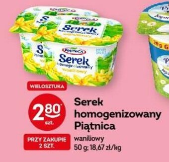 Żabka Serek homogenizowany Piątnica 50 g oferta