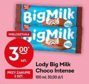 Żabka Lody Big Milk Choco Intense 100 ml oferta