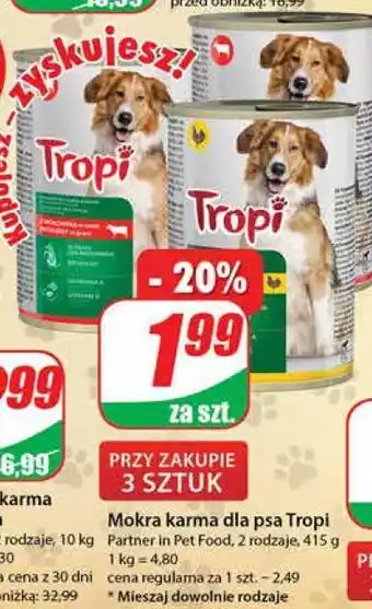 Dino Karma dla psa z wołowiną tropi oferta