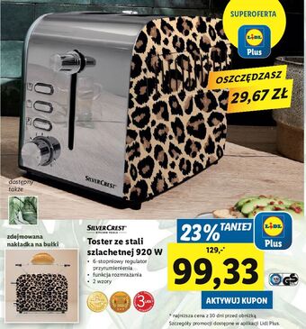 Lidl Toster 920 w silvercrest oferta