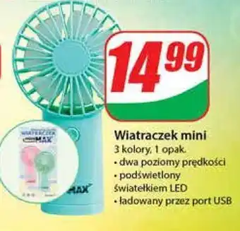 Wiatraczek na usb minimax