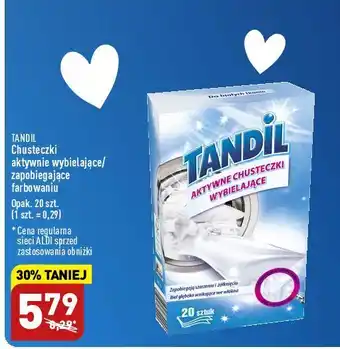 ALDI Chusteczki wybielające tandil oferta