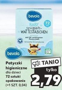 Kaufland Patyczki kosmetyczne dla dzieci bevola baby oferta