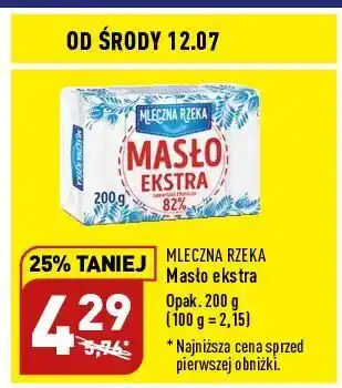ALDI Masło ekstra mleczna rzeka oferta