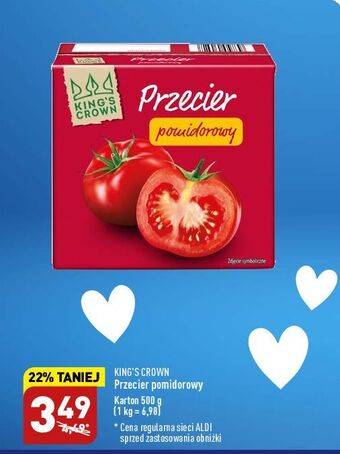 ALDI Przecier pomidorowy king's crown (aldi) oferta