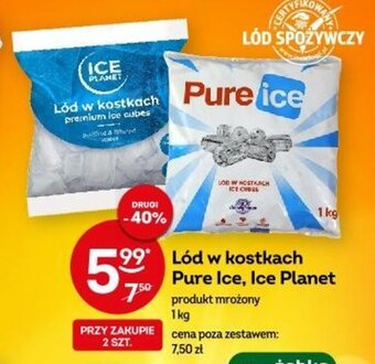 Żabka Lód w kostkach Pure Ice, Ice Planet 1 kg oferta