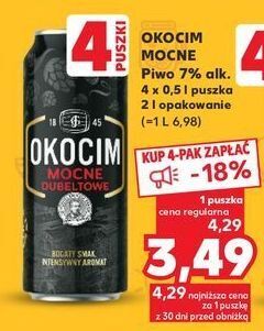 Kaufland Piwo okocim mocne dubeltowe oferta