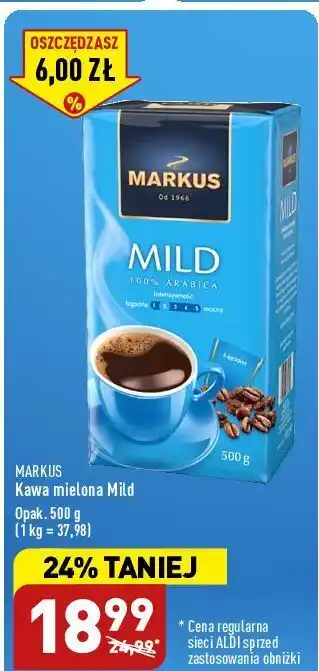 ALDI Kawa markus mild oferta