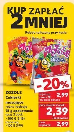 Kaufland Cukierki orange & lemon zozole oferta