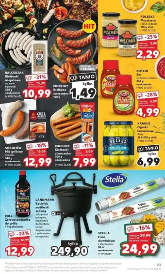 Kaufland Podpałka żelowa do grilla mill garden oferta