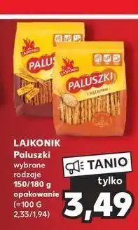 Kaufland Paluszki extra cienkie lajkonik oferta