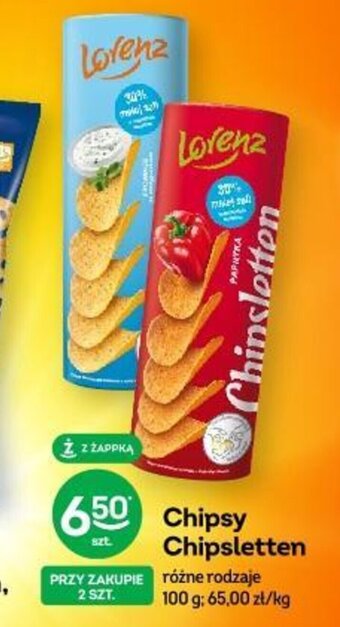 Żabka Chipsy Chipsletten 100 g oferta