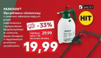 Kaufland Opryskiwacz ciśnieniowy 2 l parkside oferta