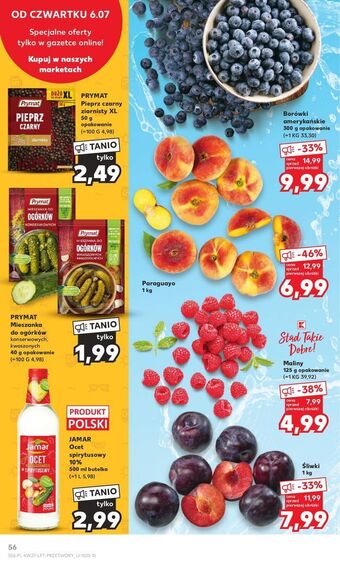 Kaufland Borówki amerykańskie oferta
