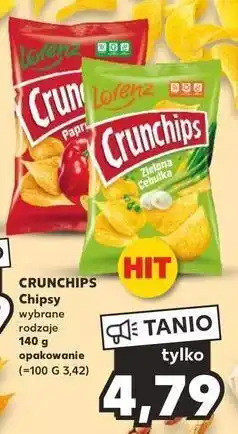 Kaufland Chipsy paprykowe crunchips oferta