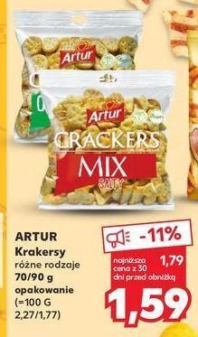 Kaufland Krakersy cebulka artur oferta