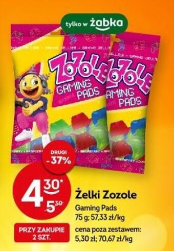 Żabka Żelki Zozole 75 g oferta