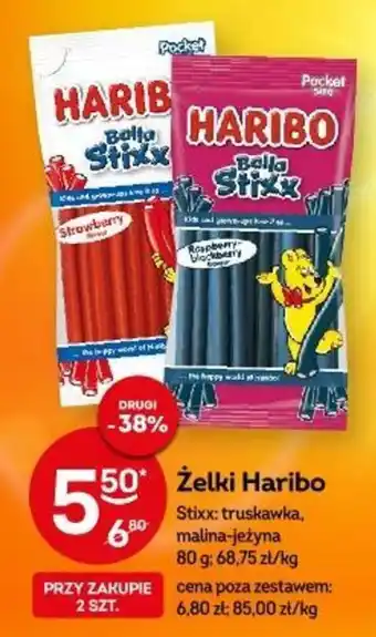 Żabka Żelki Haribo 80 g oferta
