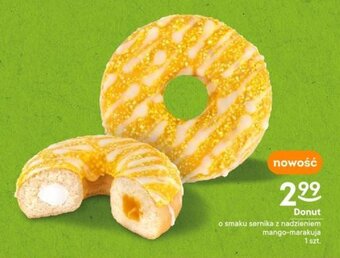 Żabka Donut o smaku sernika z nadzieniem mango-marakuja 1 szt. oferta