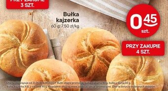 Żabka Bułka kajzerka 60 g oferta