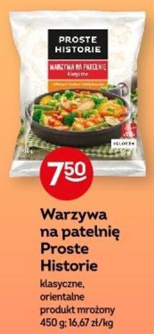 Żabka Warzywa na patelnię Proste Historie 450 g oferta