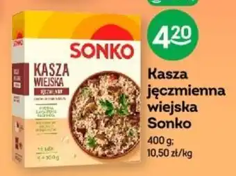 Żabka Kasza jęczmienna wiejska Sonko 400 g oferta