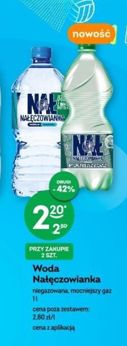 Żabka Woda Nałęczowianka 1 l oferta