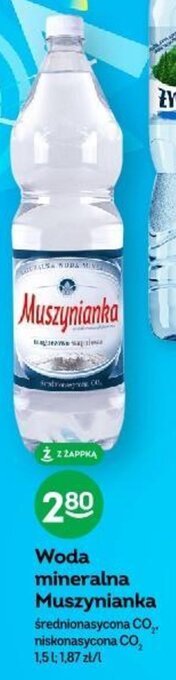 Żabka Woda mineralna Muszynianka 1,5 l oferta