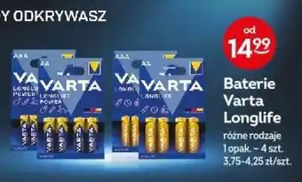 Żabka Baterie Varta Longlife 4 szt./opak. oferta