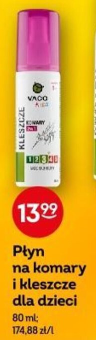 Żabka Płyn na komary i kleszcze dla dzieci 80 ml oferta