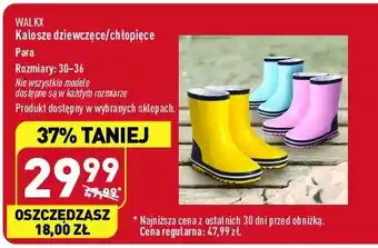 ALDI Kalosze chłopięce 30-36 oferta