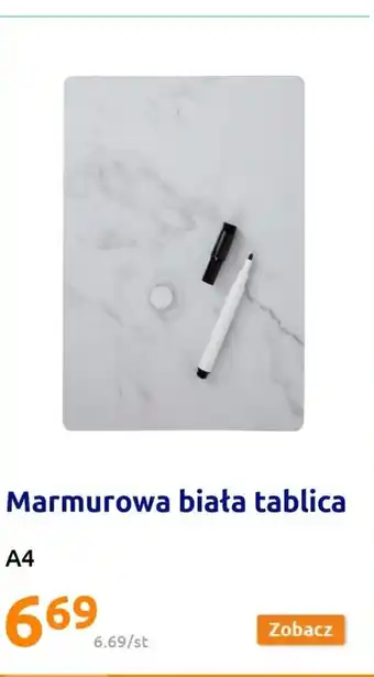 Action Marmurowa biała tablica A4 oferta