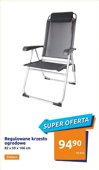 Action Regulowane krzesło ogrodowe oferta