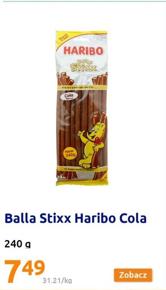 Action Balla Stixx Haribo Cola 240 g oferta