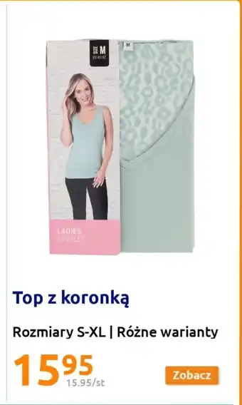 Action Top z koronką Rozmiary S-XL oferta