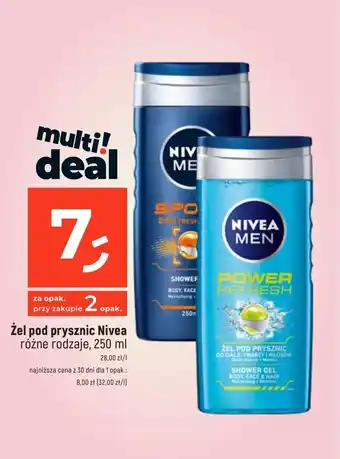 Dealz Żel pod prysznic Nivea różne rodzaje, 250 ml oferta