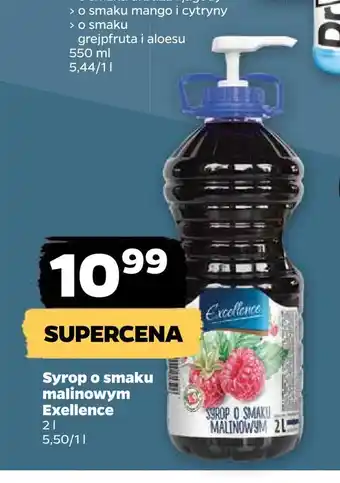 Netto Syrop o smaku malinowym exellence oferta