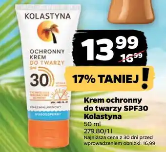 Netto Krem ochronny do twarzy spf30 kolastyna oferta