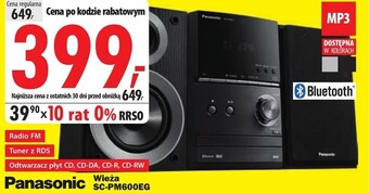 Media Expert Wieża audio panasonic oferta