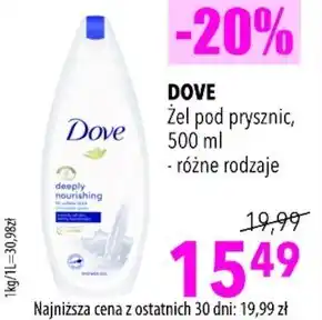 Dove deeply nourishing żel pod prysznic 500 ml